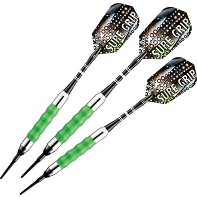 Abbildung von Viper Sure Grip Dartpfeile mit weicher Spitze, Unisex Erwachsene, grün, 18 Grams