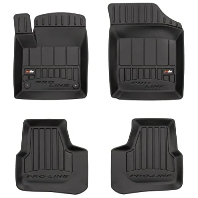 Abbildung von FROGUM 3D407176 Fußmattensatz Gummi vorne und hinten 4 schwarz VOLKSWAGEN: up! Schrägheck, SKODA: Citigo, SEAT: Mii
