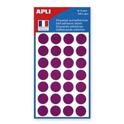 Abbildung von agipa 111846 Markierungspunkte, Durchmesser: 15 mm, rund, violett