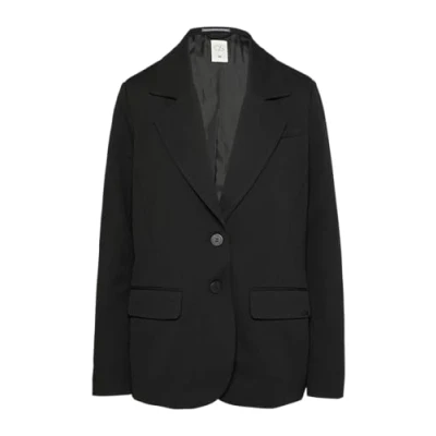 Abbildung von QS MIT Reverskragen Blazer, Damen, Größe: 34, Schwarz