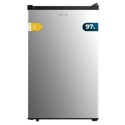 Abbildung von Cecotec Vertikaler Tischgefrierschrank 97 L Bolero CoolMarket TF Inox, Energieeffizienzklasse E, Kompakte Bauweise, Umkehrbare Tür, 3 Schubladen, Maße 55,1 x 57,5 83,5 cm, Farbe Inox