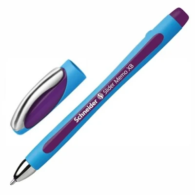 Abbildung von 5 x Schneider Kugelschreiber Slider Memo XB violett