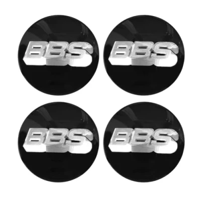 Abbildung von SANSHAOS Radnabenabdeckung Aufkleber Logo Radnabenkappen Zentralabdeckung Abzeichen für BBS 70mm, Nabendeckel Staubdicht Wasserdicht, 4 Stück