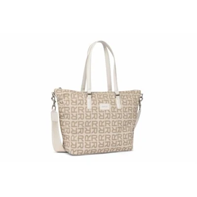 Abbildung von Replay Shopping Bag, Damen, Größe: One Size, Dirty white sand
