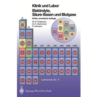 Abbildung von Elektrolyte, Säure Basen und Blutgase: Klinik Labor