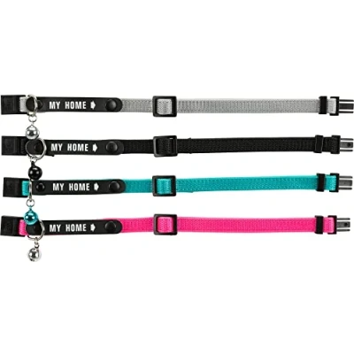 Abbildung von TRIXIE Katzen Halsband Katzenhalsband mit Adresslasche, Nylon