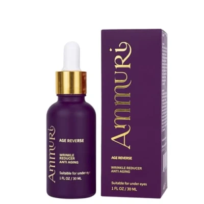 Abbildung von Ammuri Anti Aging Face Serum, Peptide + Matrixyl 3000 with Hyaluronic Acid Serum &amp; Vitamin C for Skin Care, Acne Treatment A Powerful Triple Combination 30ml Bottle