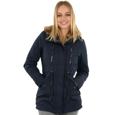 Abbildung von Navahoo Winterjacke &quot;Diamond&quot;, Designer mit Teddyfell gefüttert