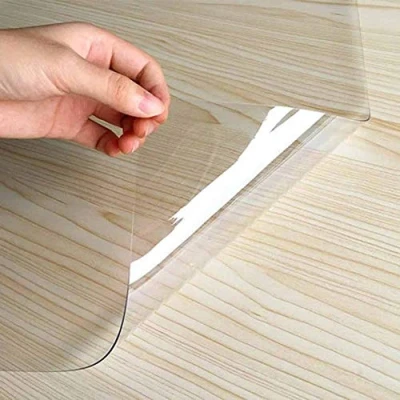 Abbildung von Bodenschutzmatte Bürostuhlunterlage WUNSCHMAßE Bodenmatte Stuhlunterlage Transparent Klar Hartboden (70x100cm)