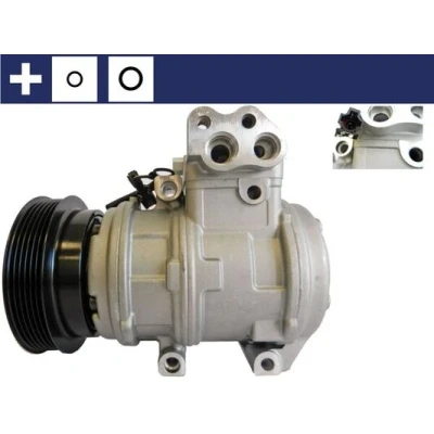 Abbildung von MAHLE ORIGINAL ACP 842 000S Kompressor 10PA17C 12 PAG 46 R 134a mit Dichtring KIA: Sportage II, HYUNDAI: Tucson