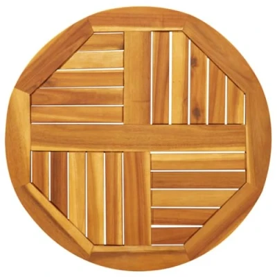 Abbildung von vidaXL Tischplatte Ø60x2 cm Rund Massivholz Akazie
