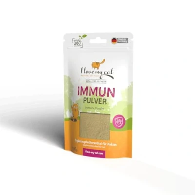 Abbildung von I love my cat Nahrungsergänzung für Katzen Immun Pulver 80 g