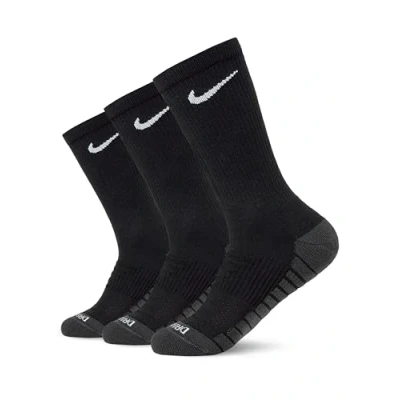 Abbildung von Nike Performance Everyday MAX CUSH CREW Unisex 3 PACK Sportsocken, Größe: 34 38, Black