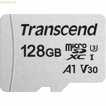 Abbildung von Transcend microSDXC 128 GB Premium 300S Class 10 + Adapter