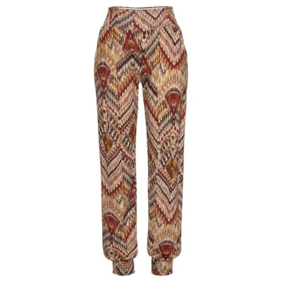 Abbildung von LASCANA Jerseyhose, mit Ethnoprint und Taschen, lockere Passform