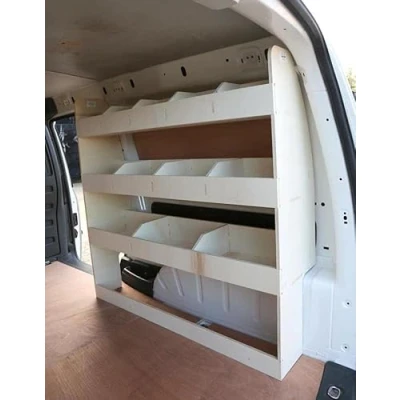 Abbildung von VANIFY Kompatibel mit Volkswagen Caddy L2 (Maxi) 2003 20 Fahrzeugeinrichtung Fahrzeugregale, Beifahrerseite Regal
