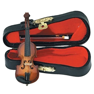 Abbildung von Gewa 980600 Miniaturinstrument Violine mit Bogen im Etui, ca. 9 cm