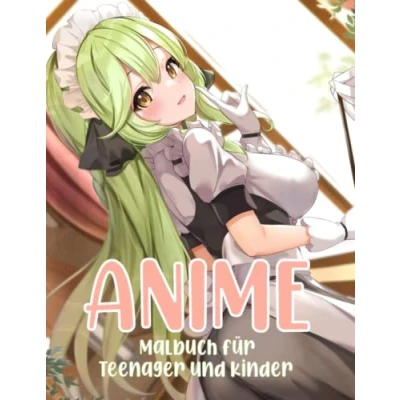 Abbildung von Anime Malbuch für Jugendliche und Kinder: Wunderschöne japanische Malvorlagen, großartige Designs Zeichnungen Teenager Ihre Kinder