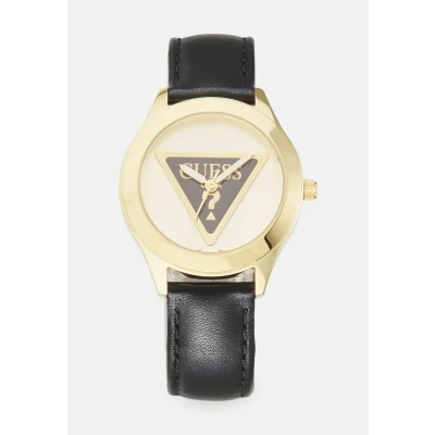 Abbildung von Guess TRI Plaque Uhr, Damen, Größe: One Size, Black