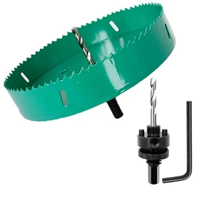 Abbildung von Lochsäge 190mm LAIWEI Schwerlastdorn Lochschneider，bohrer zum Bohren von Holz, Dünne Bleche, Aluprofilen, PVC etc