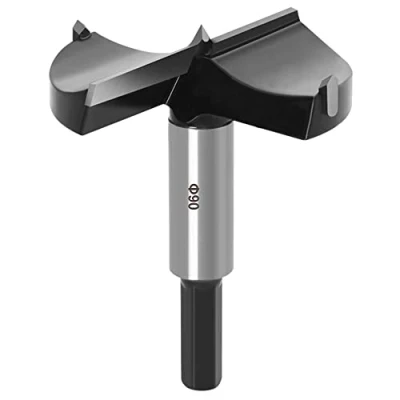 Abbildung von Wolframstahl Forstnerbohrer 90mm, ASNOMY Forstner bohrer Bit, Holzbohrer Topfbohrer Kunstbohrer für Holz &amp; Hartholz…