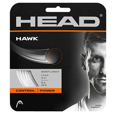 Abbildung von HEAD Unisex Erwachsene Hawk Set Tennis Saite, White, 16