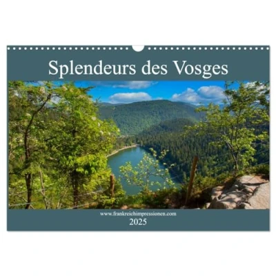 Abbildung von Splendeurs des Vosges (Wandkalender 2025 DIN A3 quer), CALVENDO Monatskalender