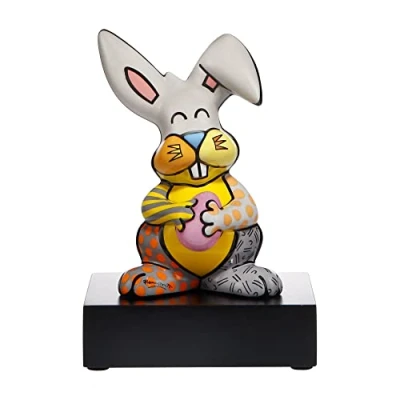 Abbildung von Goebel Sammelfigur &quot;Figur Romero Britto &quot;Grey Rabbit&quot;&quot;