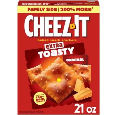 Abbildung von Cheez It Baked Snack Cheese Crackers Extra Toasty 21 Ounce