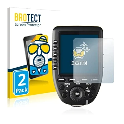 Abbildung von BROTECT Entspiegelungs Schutzfolie für Godox XPro (2 Stück) Matte Displayschutz Folie, Anti Reflex, Fingerprint