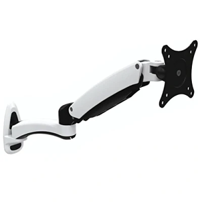 Abbildung von HFTEK Monitor TV Wand Halterung Halter Wandhalterung für Bildschirme von 15 bis 27 Zoll mit VESA 75/100 (HF18DW)