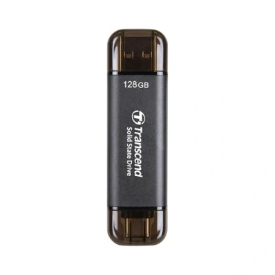 Abbildung von Transcend Portable SSD ESD310C 128GB Type A/Type C Compatible PS4/PS5 TS128GESD310C