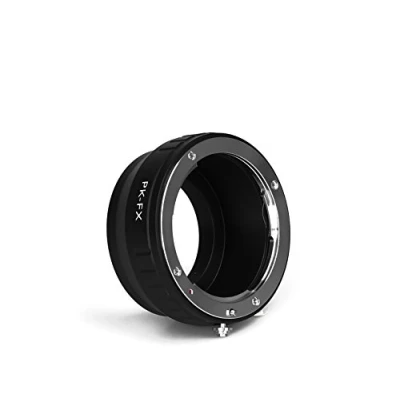 Abbildung von PK FX Objektivadapter kompatibel für Pentax Objektiv mit Fuji Kamera Adapter X Mount