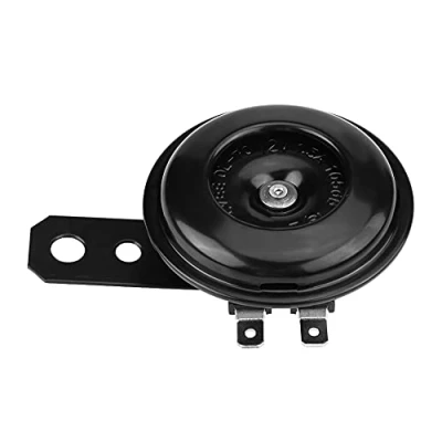 Abbildung von 12V Hupe Motorrad Signal Horn Universal Wasserdicht Elektrische Runde Lautsprecher Für Roller Moped Dirt Bike
