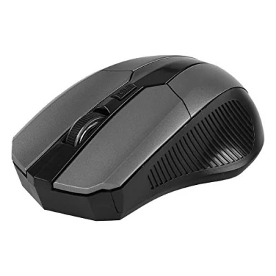 Abbildung von ASHATA Drahtlose Maus, 2,4 GHz Optische Funkmaus mit intelligentem USB Empfänger,Tragbar Ergonomisch Maus Wireless Optical Mouse für PC Computer Laptop usw.(Grau)