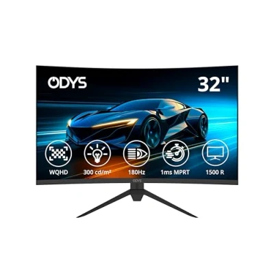 Abbildung von Odys XP32 X (32 Zoll) Curved Monitor WQHD LED (80 cm/32 &quot;, 180 Hz)