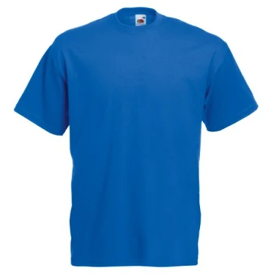 Abbildung von Fruit of the Loom Herren T Shirt, kurzärmlig, Grau, königsblau, XXL
