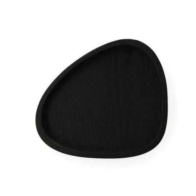 Abbildung von LIND DNA Tablett / Halter Eichenholz Schwarz 14 x 13 cm