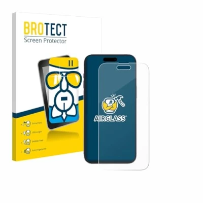 Abbildung von BROTECT Schutzglas für Apple iPhone 14 Pro Max Schutzfolie Panzer Folie Glas [Extrem Kratzfest 9H, Anti Fingerprint, Ultra Transparent]