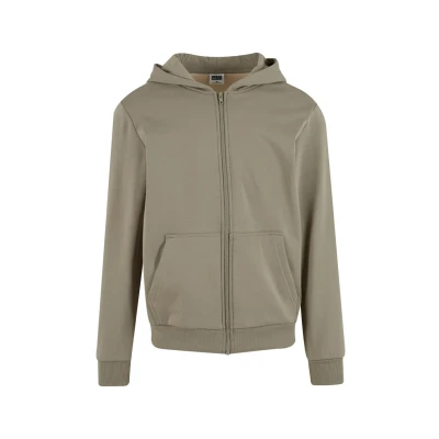 Abbildung von Urban Classics COZY ZIP Sweatjacke, Herren, Größe: Large, Palegreen