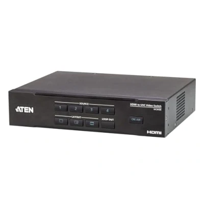 Abbildung von ATEN CAMLIVE PRO 4K 4 Input HDMI to USB Video Switcher (UC3430)
