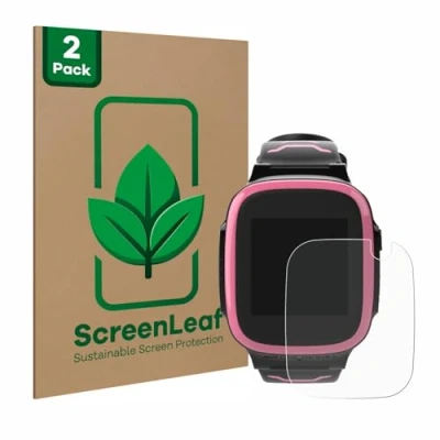 Abbildung von ScreenLeaf (2 Stück Schutzfolie für Xplora X5 Play [nachhaltiger Displayschutz, Folie, transparent, kratzfest]