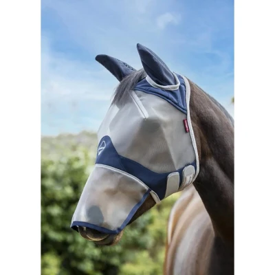 Abbildung von LeMieux Fliegenmaske Amour Shield Pro Ohren &amp; Nase Navy XWarmblut Agradi.deVerkauft von Agradi