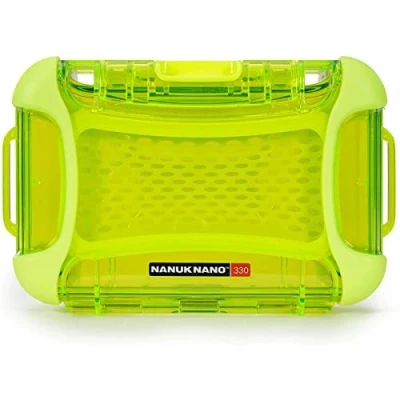Abbildung von Nanuk 330 0002 Nano Serie wasserdichte große Hartschalentasche für Handys, Kameras und Elektronik (Lime)