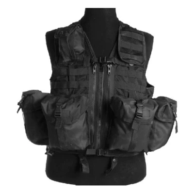 Abbildung von Mil Tec Weste Tactical Jacke Schwarz OneSize