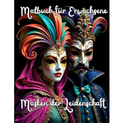 Abbildung von Masken der Leidenschaft Malbuch für Erwachsene: Ein Ausmalbuch mit magischen und geheimnisvoller Mystik. Natürlich freue ich mich sehr über ... zum Leben erweckt durch deine Farben)