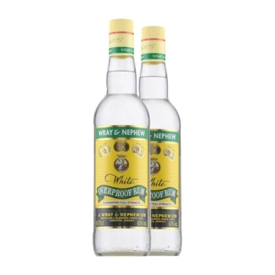 Abbildung von Rum Appleton Estate White Overproof 70 cl (Karton mit 2 Flaschen von cl)