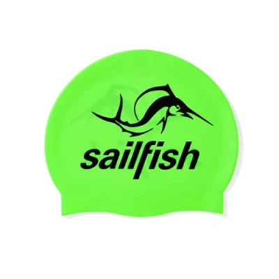 Abbildung von Sailfish® Silikon Badekappe 100% aus Silikon, Unisex für Frauen und Männer Weiche &amp; komfortable Schwimmkappe Langlebige Classic Designs