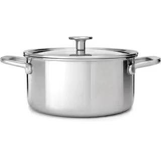Abbildung von KitchenAid Multi ply Stainless Steel Kochtopf Mit Deckel 24cm Cc003260 001