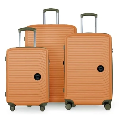 Abbildung von Hauptstadtkoffer Mitte 3er Kofferset Handgepäckskoffer 55 cm, mittelgroßer Koffer 68 cm + großer Reisekoffer 77 Hartschale ABS, TSA, MARILLE